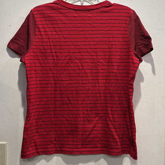 Ralph Lauren Active Red with Black Stripes Tee - Picture 4 of 4
